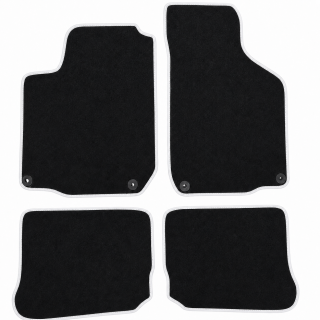PREMIUM textilné autokoberce SEAT LEON I (1999-2005), biele