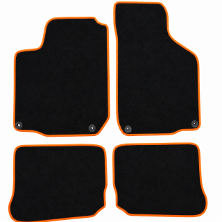 PREMIUM textilné autokoberce SEAT TOLEDO II (1999-2005), oranžové