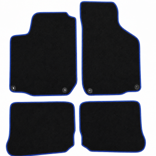 PREMIUM textilné autokoberce VW BORA (1998-2005), modré