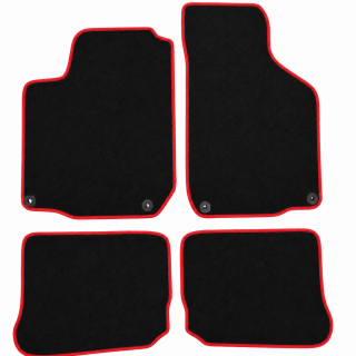 PREMIUM textilné autokoberce VW GOLF IV (1997-2006), červené
