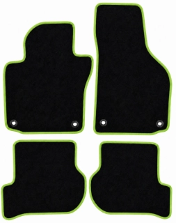 PREMIUM textilné autokoberce VW GOLF V (2003-2008), zelené