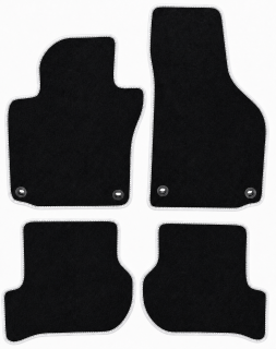 PREMIUM textilné autokoberce VW GOLF V (2003-2008), biele