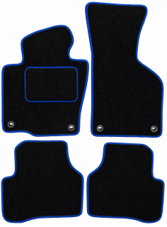 ŠTANDARD textilné autokoberce VW PASSAT B6 (2005-2010), modré