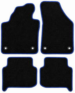 PREMIUM textilné autokoberce VW TOURAN (2003-2015), modré