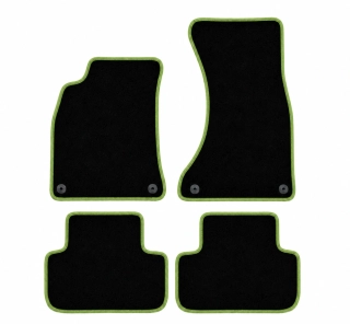 PREMIUM textilné autokoberce AUDI A4 (B8) (2007-2015), zelené