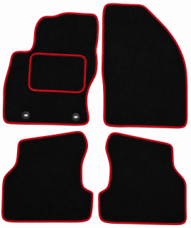 ŠTANDARD textilné autokoberce FORD FOCUS II (2004-2011), červené