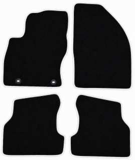 PREMIUM textilné autokoberce FORD FOCUS II (2004-2011), biele