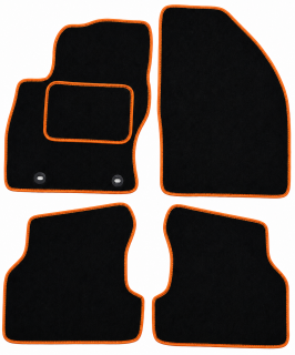 ŠTANDARD textilné autokoberce FORD FOCUS II (2004-2011), oranžové