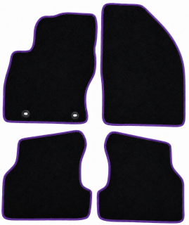 PREMIUM textilné autokoberce FORD FOCUS II (2004-2011), fialové