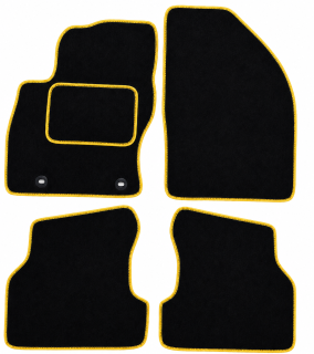 ŠTANDARD textilné autokoberce FORD FOCUS II (2004-2011), žlté