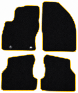 PREMIUM textilné autokoberce FORD FOCUS II (2004-2011), žlté