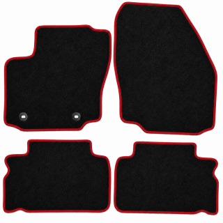 PREMIUM textilné autokoberce FORD GALAXY II (2006-2015), červené