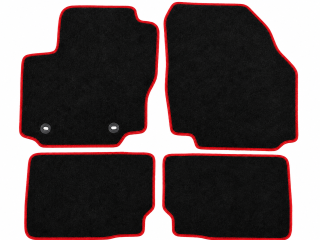 PREMIUM textilné autokoberce FORD MONDEO MK4 (2007-2010), červené