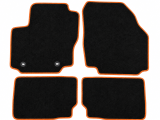 PREMIUM textilné autokoberce FORD MONDEO MK4 (2007-2010), oranžové