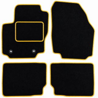 ŠTANDARD textilné autokoberce FORD MONDEO MK4 (2007-2010), žlté
