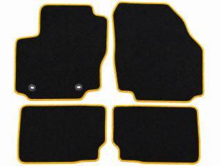 PREMIUM textilné autokoberce FORD MONDEO MK4 (2007-2010), žlté