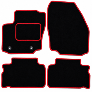 ŠTANDARD textilné autokoberce FORD S-MAX I (2006-2010), červené