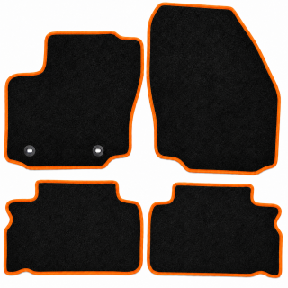 PREMIUM textilné autokoberce FORD S-MAX I (2006-2010), oranžové
