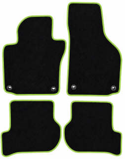 PREMIUM textilné autokoberce VW GOLF V (2003-2008), zelené