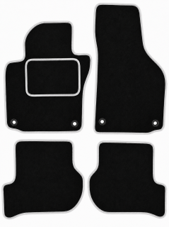 ŠTANDARD textilné autokoberce VW GOLF V (2003-2008), biele