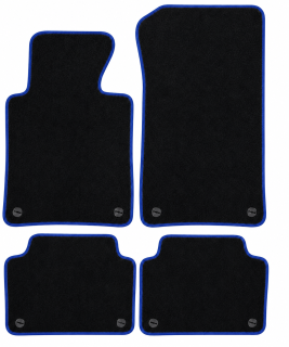 PREMIUM textilné autokoberce BMW 3 (E46) (1998-2005), modré