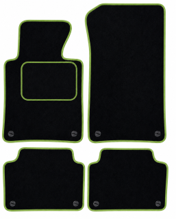 ŠTANDARD textilné autokoberce BMW 3 (E46) (1998-2005), zelené