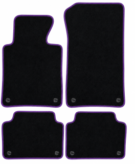 PREMIUM textilné autokoberce BMW 3 (E46) (1998-2005), fialové